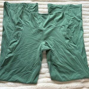 High-Waist Green Active Leggings